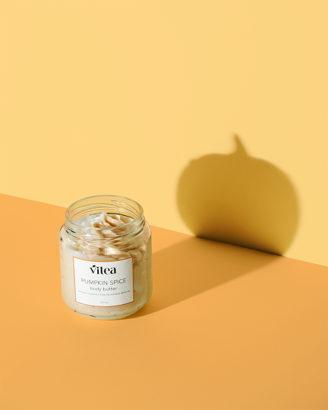 Envase de Pumpkin Spice Body Butter de Vitea, edición limitada de otoño