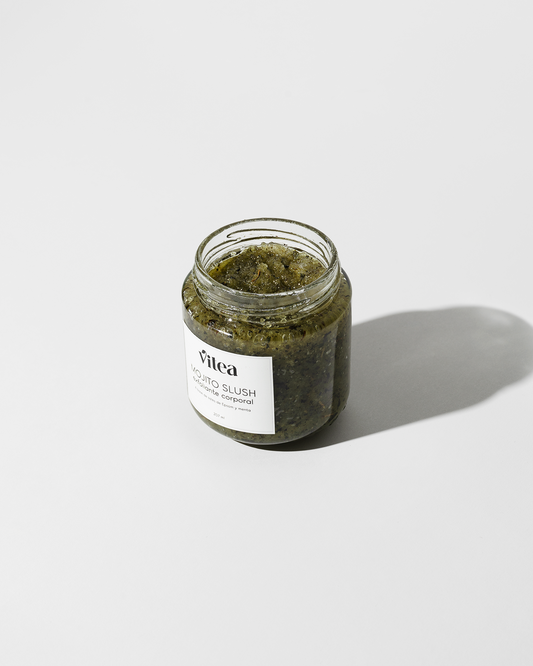 Exfoliante corporal Mojito Slush de Vitea con sales Epsom y menta